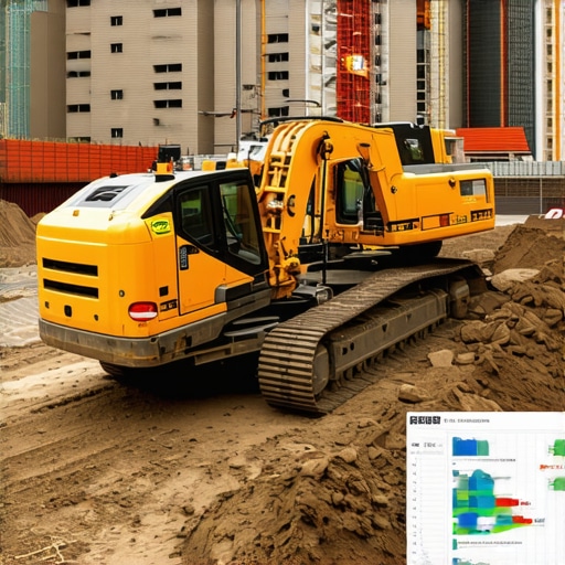 Advanced GPS-Guided Vacuum Excavation in Urban Utility Navigation Construction site with GPS-guided vacuum excavation equipment navigating underground utilities