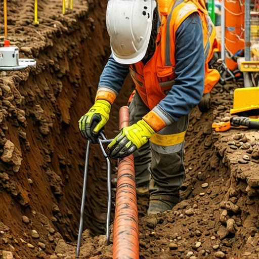 How to Safely Expose High-Voltage Cables in Narrow Trenches