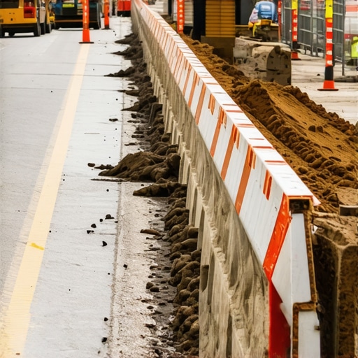The secret to keeping mud off the public road during a dig