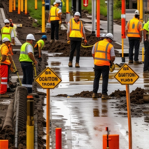 Avoiding the mud bath when daylighting high-pressure mains