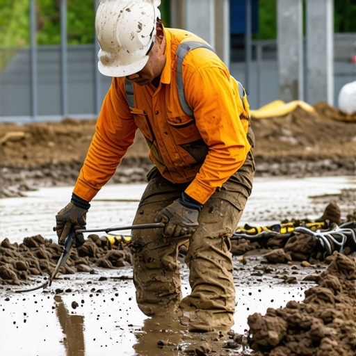 How to Expose High-Voltage Cables in Muddy Terrain