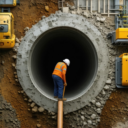 How to Expose a Concrete Sewer Main Without Cracking It
