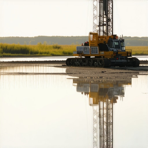 How to Get a 40-Ton Drill Rig Over a Wet Marsh