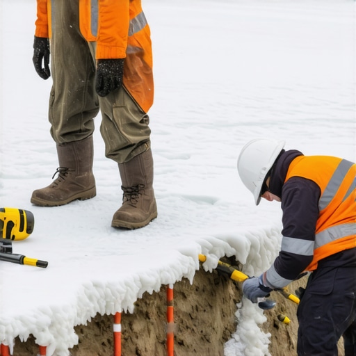 How to Safely Expose a Fiber Optic Bundle in Frozen Ground