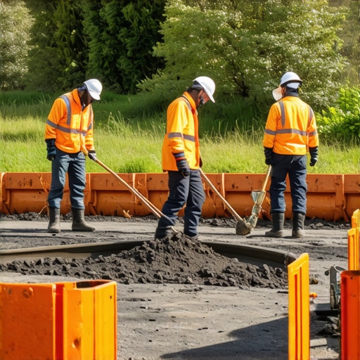 How to handle contaminated slurry on a sensitive site