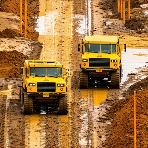 How to keep site trucks from getting stuck in deep mud