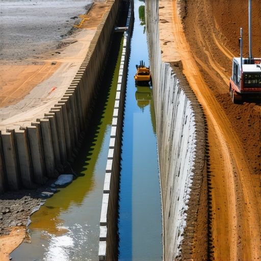How to stabilize a shifting riverbank for rig access