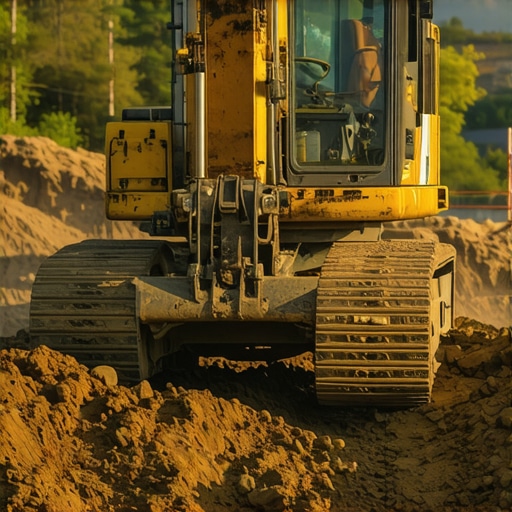 Keeping heavy machinery from tipping on soft embankments