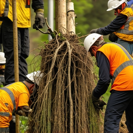Protecting Tree Roots During Major Utility Excavations