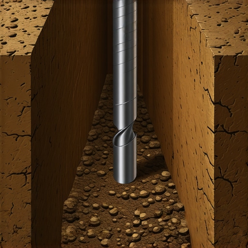 Dealing with hard-pan layers in a shallow borehole