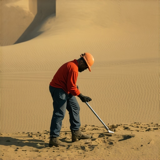 How to Drill in Sand Without the Walls Caving In