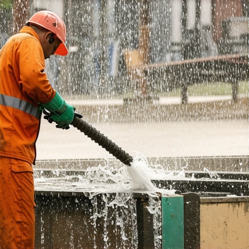 How to clear a blocked borehole with water pressure