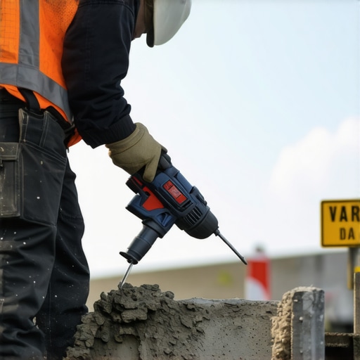 How to drill through concrete slabs safely