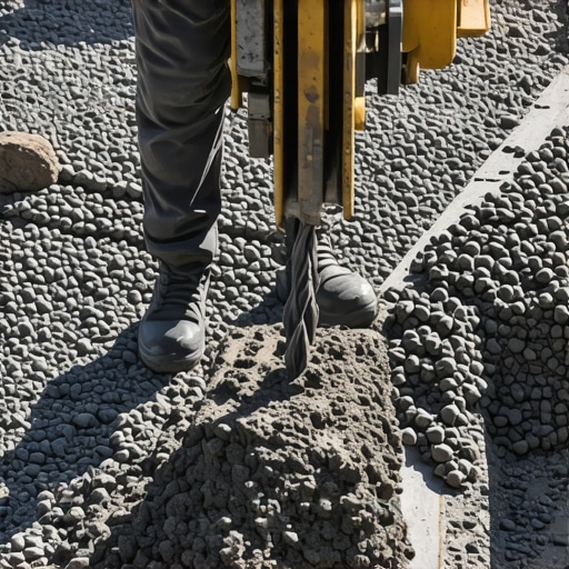 How to drill through loose gravel without total hole collapse