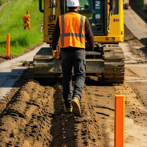 How to move heavy equipment over sensitive utility easements
