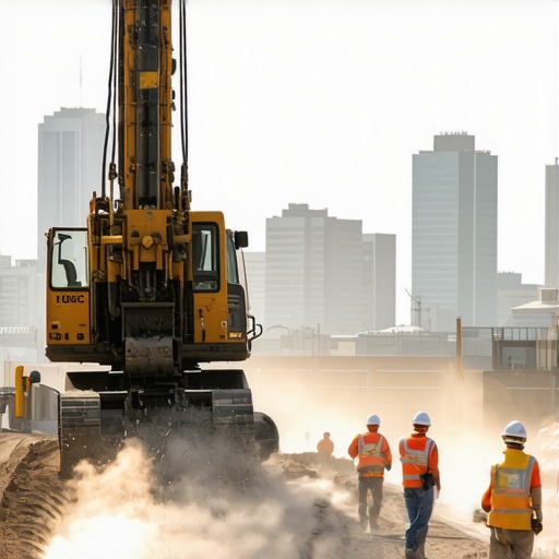 How to reduce dust when drilling in dry urban areas