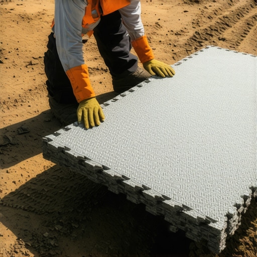 The best way to stack site mats for maximum stability