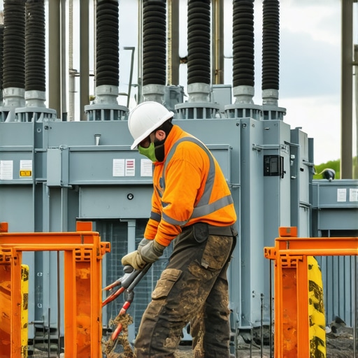 The safest way to dig near a high-voltage transformer