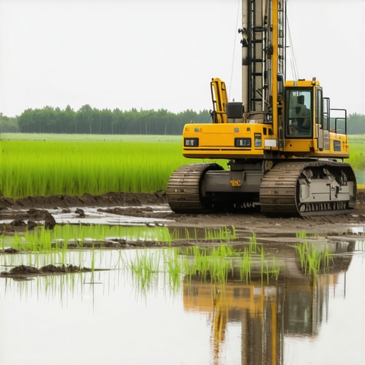 Why Your Drill Rig Needs Wide Tracks for Marshy Ground