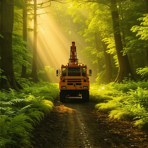 How We Cleared a Rig Path Through a Protected Woodland