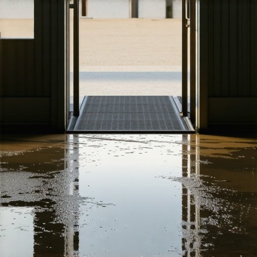 How to keep your site entrance clean in rainy weather conditions