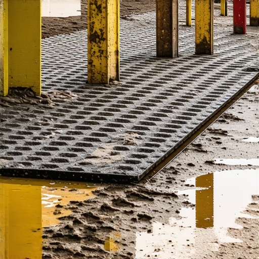 Keeping your site mats from sinking into the muck