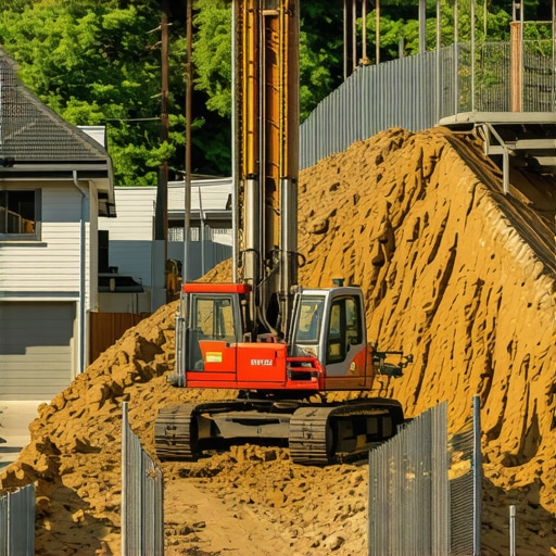Managing Water Runoff When Drilling on a Steep Residential Grade